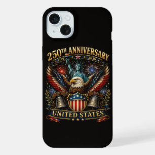 United States 250th Anniversary Patriotic Eagle iPhone 15 Plus Case
