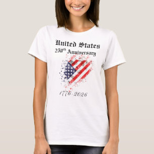 United States 250th Anniversary T-Shirt Women