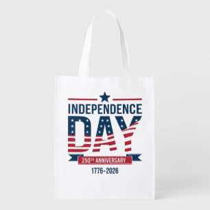 United States 250th Independence Day Anniversary  Grocery Bag