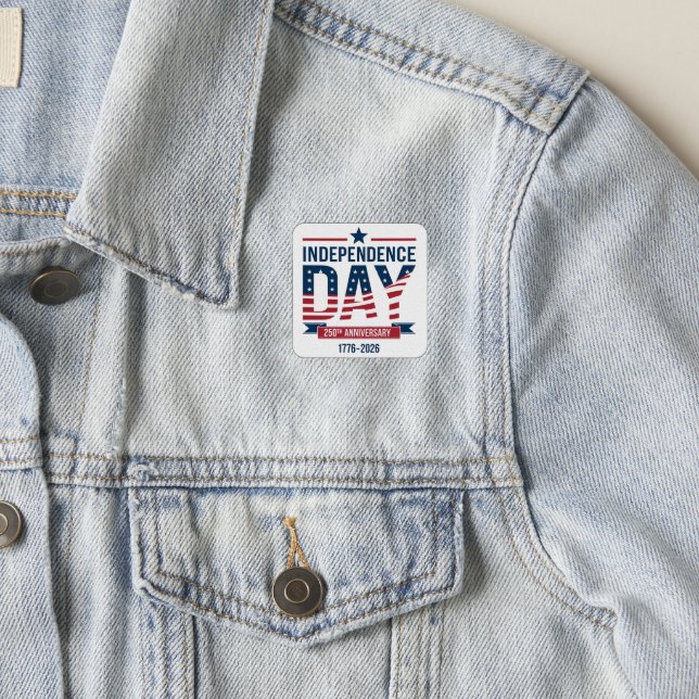 United States 250th Independence Day Anniversary  Patch (On Jacket)