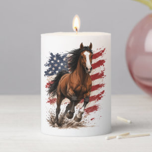 United States 250th Liberty Pillar Candle