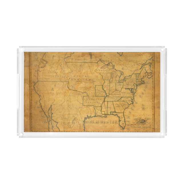 United States 25 2 Acrylic Tray (Front)