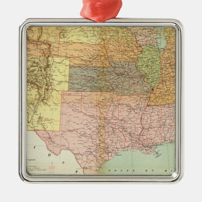 United States 33 Metal Ornament (Front)