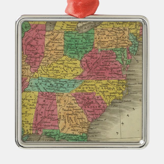 United States 33 Metal Ornament (Front)