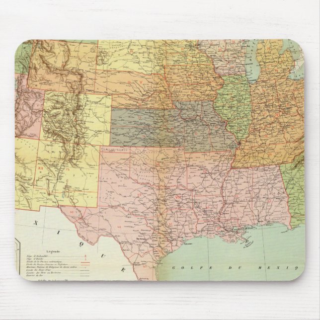 United States 33 Mouse Pad (Front)