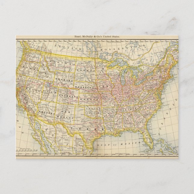 United States 4 Postcard (Front)