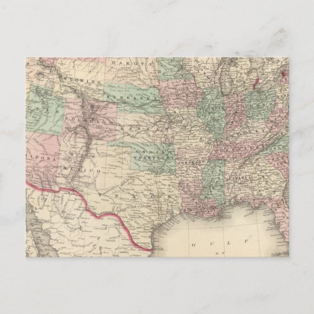 United States 4 Postcard (Front)