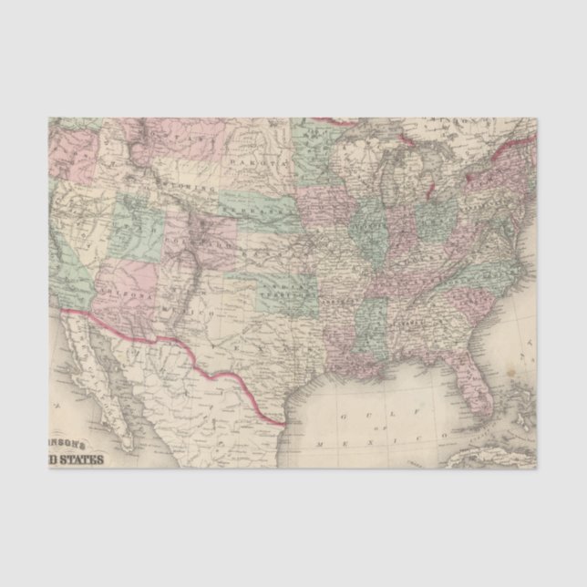 United States 4 Tissue Paper (Front)