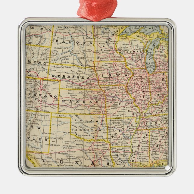 United States 7 Metal Ornament (Front)