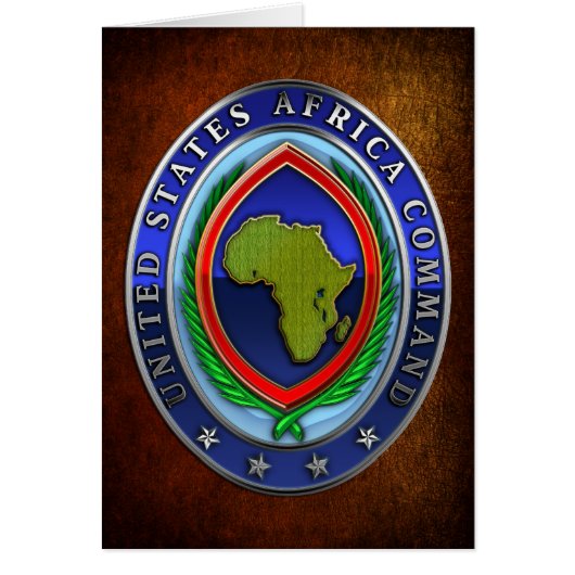 United States Africa Command Cards (Front)