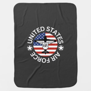 united states air force baby blanket