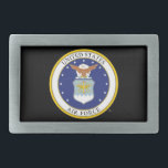 United States Air Force Emblem Belt Buckle<br><div class="desc">Show your support of the United States Air Force with this official U.S. Air Force emblem.</div>