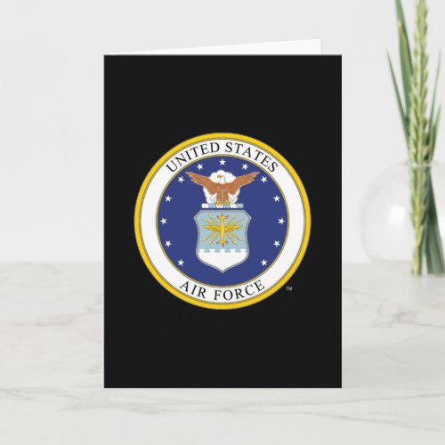 United States Air Force Emblem Card