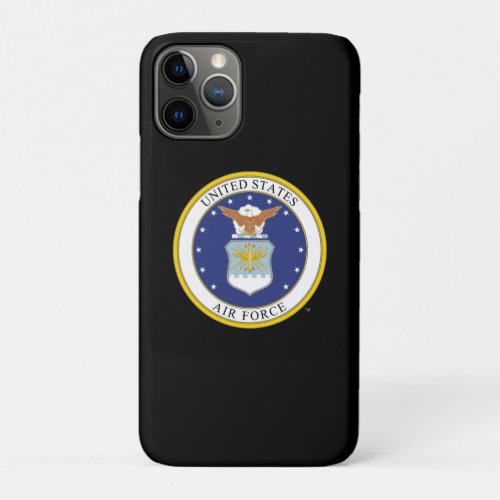 United States Air Force Emblem iPhone 11 Pro Case
