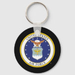 United States Air Force Emblem Keychain at Zazzle