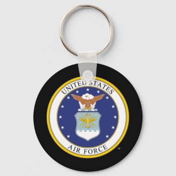 United States Air Force Emblem Keychain by usairforce at Zazzle