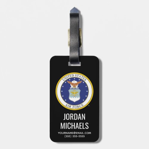 United States Air Force Emblem Luggage Tag