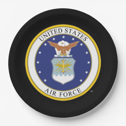 United States Air Force Emblem Paper Plates