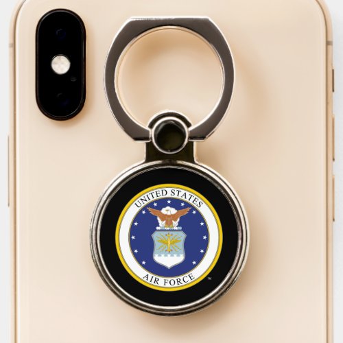 United States Air Force Emblem Phone Ring Stand