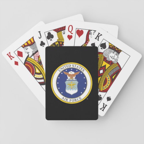 United States Air Force Emblem Playing Cards
