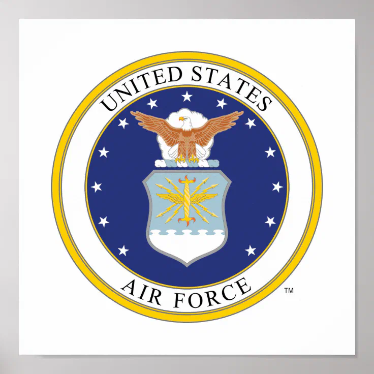 United States Air Force Emblem Poster | Zazzle