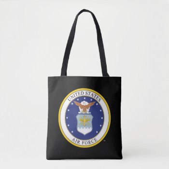 United States Air Force Emblem Tote Bag by usairforce at Zazzle