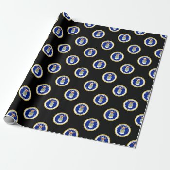 United States Air Force Emblem Wrapping Paper by usairforce at Zazzle