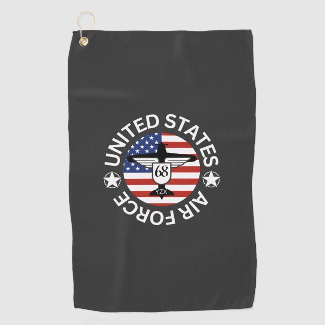 united states air force golf towel (Front)