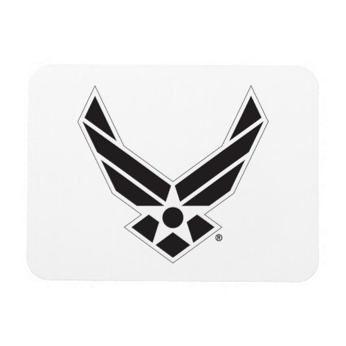 United States Air Force Logo _ Black Magnet