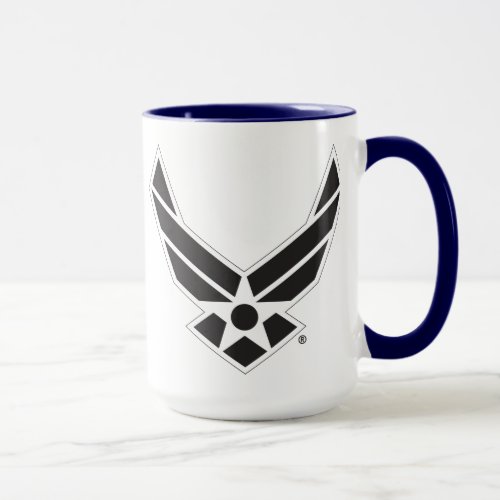 United States Air Force Logo _ Black Mug