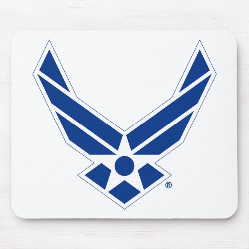 United States Air Force Logo _ Blue Mouse Pad