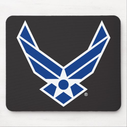 United States Air Force Logo _ Blue Mouse Pad