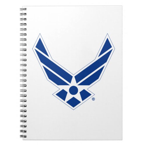 United States Air Force Logo _ Blue Notebook