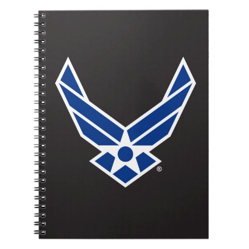 United States Air Force Logo _ Blue Notebook