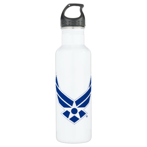 United States Air Force Logo _ Blue Stainless Steel Water Bottle