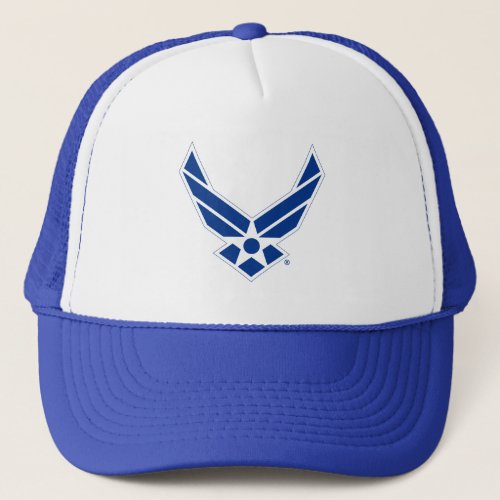 United States Air Force Logo _ Blue Trucker Hat
