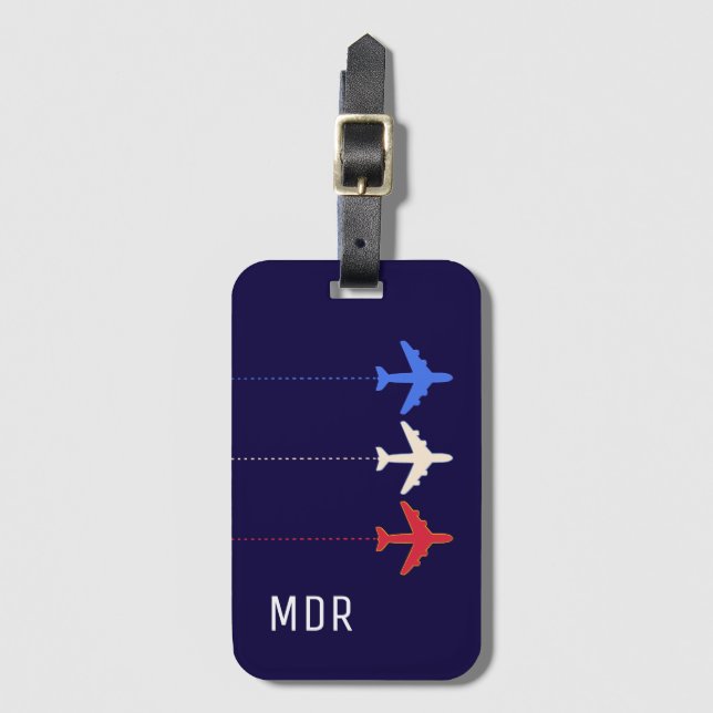 United States airplanes  Luggage Tag (Front Vertical)