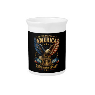 United States America 250th Anniversary Eagle Beverage Pitcher