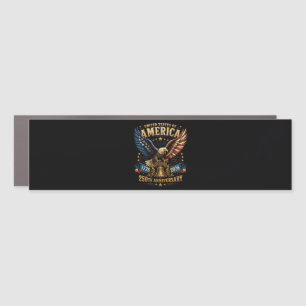 United States America 250th Anniversary Eagle Car Magnet