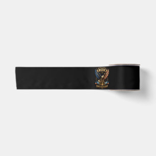 United States America 250th Anniversary Eagle Satin Ribbon