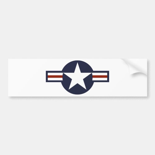 united states america country flag roundel symbol bumper sticker