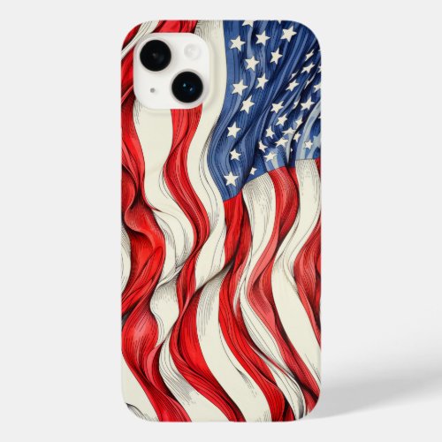 United States American Flag Case_Mate iPhone 14 Plus Case