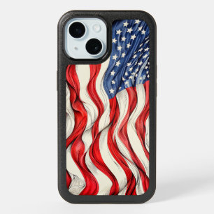 United States American Flag iPhone 15 Case