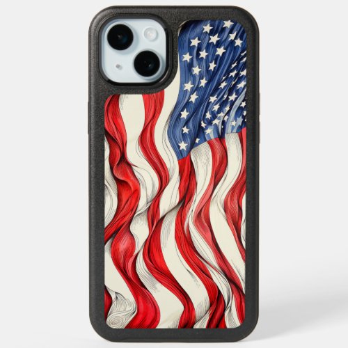 United States American Flag iPhone 15 Plus Case