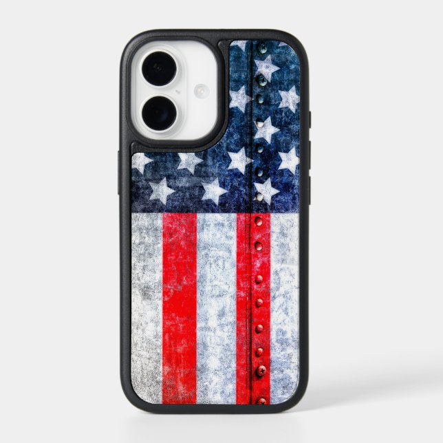 United States American Flag Otterbox iPhone Case (Back)