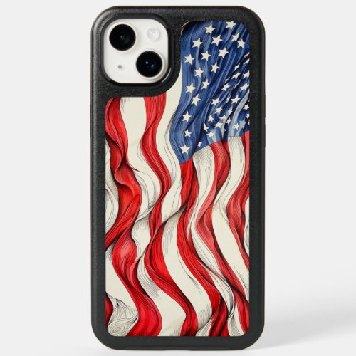 United States American Flag OtterBox iPhone 14 Plus Case