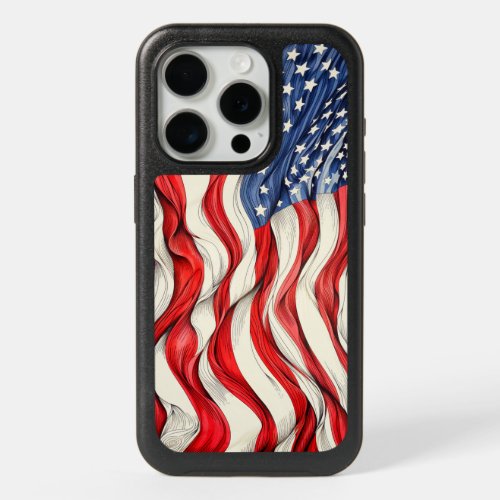 United States American Flag iPhone 15 Pro Case