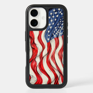 United States American Flag iPhone 16 Case