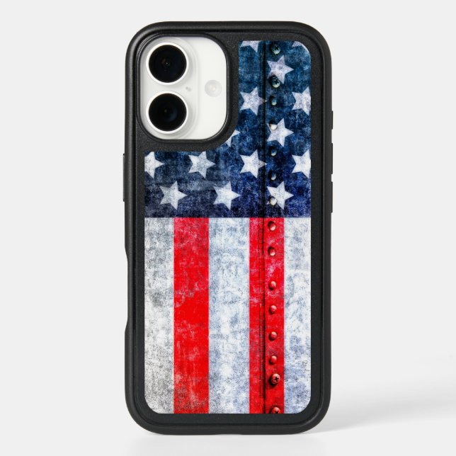 United States American Flag Otterbox iPhone Case (Back)