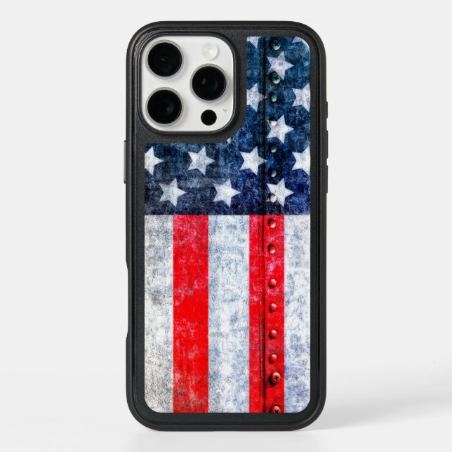 United States American Flag Otterbox iPhone Case (Back)